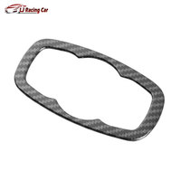 Accessoires intérieurs de voiture, en plastique de haute qualité, aspect carbone, bouton de réglage des phares, garniture de protection, compatible avec Ford Focus 2022