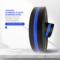 Bande de bordure 3D en spirale pour enseignes lumineuses, étanche, épaisseur personnalisée, service de découpe couleur, direct usine