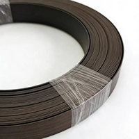Bande de chantournage MINGBANG PLASTICS en PVC, motif grain de bois, couleur unie, résistante à l'eau, écologique, personnalisable, modèle 1*22