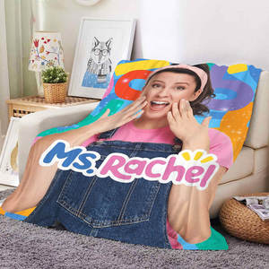 Manta de Franela con Diseño de Dibujos Animados, Modelo Rachels, para Cama, Sofá, Hogar, Auto, Picnic, Viajes y Siestas - Product Image 2