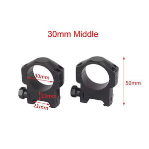 Precision 30mm Tube <b>Clamp</b> Mount Base for Outdoor Equipment Setup Durable Aluminum Alloy Bracket - Product Image 3