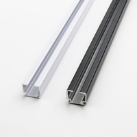 2023 longueur personnalisée spj01aluminium de luxe, accessoires de Rail de rideau ondulé pour la décoration d'étude