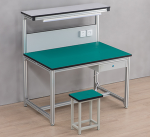 Esteira Transportadora para Máquina de Embalagem, Mesas de Trabalho em Alumínio, Esteira de Linha de Montagem, Bancadas de Trabalho para Oficina - Product Image 5