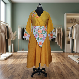 Women Western Floral Print Short <b>Sleeve</b> Casual Mini <b>Dress</b> <b>Summer</b> Flare Fashion <b>Dress</b> For Boutique Wholesale Clothing - Product Image 2