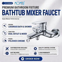 Robinet de baignoire de salle de bain Momali OEM ODM 59-1A robinet de baignoire en laiton mitigeur de douche mitigeur de robinet de douche en laiton facile à installer