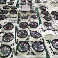 Speedometer 85mm Tahan Air IP67 12V 24V Universal Digital Gauge dengan Odometer untuk Mobil Truk Motor