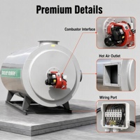 Chaudière industrielle à eau chaude et à air, série WRF, fabriquée en Chine, à gaz, automatique, à brûleur à gaz et à mazout