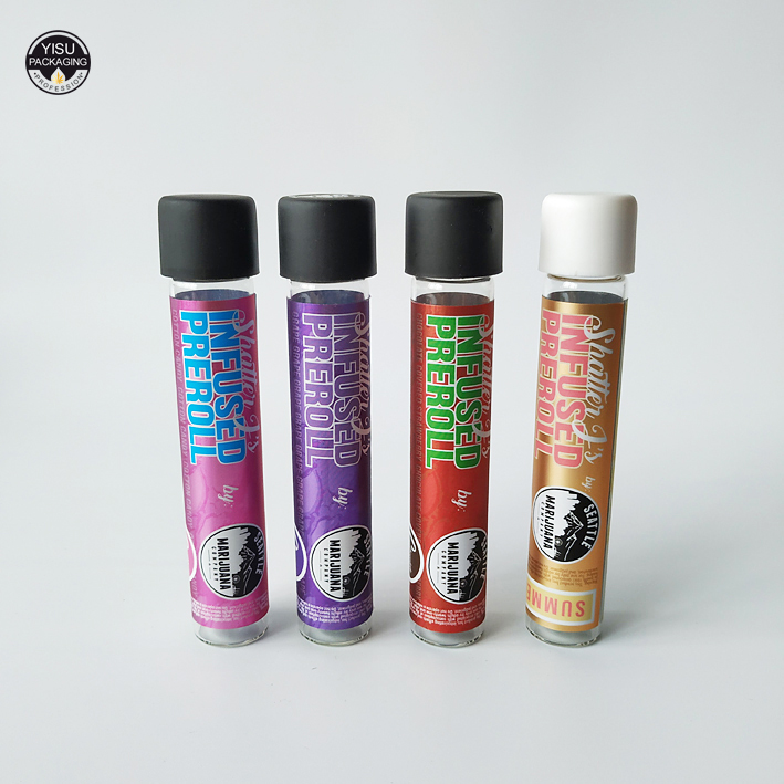 Винтовая верхняя конусная Соединительная предварительно обработанная стеклянная трубка с защитой от детей