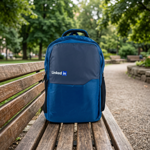 Liviya Expandable Laptop Travel Backpack Model 176 PP Cover Multifunction Polyester Embossed Business Trips Tradeshow Giveaways - Product Image 5