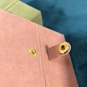 Jewelry <b>Storage</b> Box Rectangular Snap Button Double Open Light Luxury Fashion <b>Ring</b> Necklace Earrings Printed Jewelry Gift Box - Product Image 3