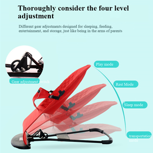 Chaise à bascule pliable en métal réglable pour animaux de compagnie, avec maille respirante, réglage de l'angle sur 4 niveaux, lit portable pour chiens et chats de petite/moyenne taille - Product Image 3