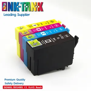 Tinta-tanque t702xl 702xl 702 xl t702, cor premium compatível com cartucho de tinta inkjet para epson workforce pro WF-3720 WF-3730 impressora