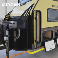 Mini-caravane hybride tout-terrain 4x4, châssis galvanisé, suspension indépendante, cuisine de luxe, panneaux composites sandwich 2