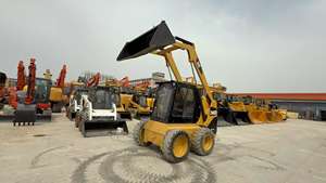 Cargador usado de alta calidad CAT 246D Mini cargador de dirección CAT 246C 246D 4.6ton cargador para granja - Product Image 4