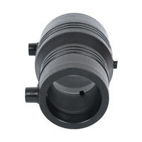 Raccord électrofusion réducteur 63*50mm en PE, raccords électrofusion HDPE PN25, connecteur de tuyau PE100, fourniture d'usine pour l'eau