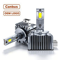 Phares LED Premium Série D D1S D2S D3S D4S à double tube en cuivre CSP4575 6500K Plug and Play Super Canbus Meilleur Choix