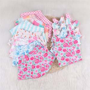 Set da due pezzi di stile Boutique Yoga Sport per bambini canotta senza maniche con gonne a trapezio Set di abiti per bambine - Product Image 3