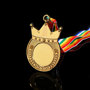 Médaille en métal personnalisée Yu Chao 1234 mm avec ruban arc-en-ciel pour événements sportifs et récompenses - Product Image 3