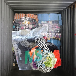 ผ้าเช็ดทำความสะอาดสีต่างๆ บรรจุถุง 10 กก. ผ้าฝ้ายคุณภาพสูงสำหรับอุตสาหกรรม ผ้าเช็ดทำความสะอาด ผ้าถูพื้น - Product Image 1