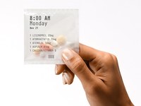Pilule verticale automatique/capsule/comptage de comprimés et machine à emballer les sachets