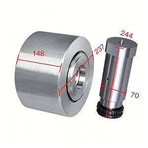 Repuestos para Camión Mezclador de Concreto, Rodillo de Soporte de Tambor con Eje para Camión Mezclador Dongfeng <span class=keywords><strong>Hercules</strong></span> de 15m³, Rodamiento 32314 - Product Image 2