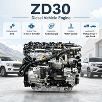 Moteur diesel Nissan ZD30 série ZD30 turbocompressé à injection directe, refroidi par eau, 4 cylindres, pour pick-up, SUV, camion
