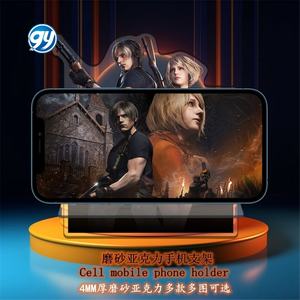 Supports de téléphone portable en acrylique Residents RE4 <span class=keywords><strong>Evil</strong></span> 4 Remake dérivés de jeux en gros personnalisés pour les cadeaux - Product Image 3