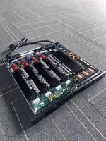 Amplificateur de puissance numérique OEM, équipement audio en gros, 1U, 2 canaux, 2x6000W, système audio professionnel