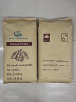 Poudre de cacao alcalinisée d'origine Ghana, 10-12% de matières grasses, qualité alimentaire, vente en gros, brun foncé, pour la pâtisserie, le chocolat et la confiserie