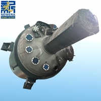 Cuve de réaction industrielle à double enveloppe de 6000 L avec agitateur, cuve de fermentation, réacteur en acier inoxydable