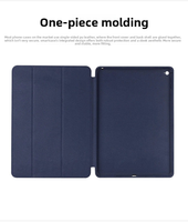 Étui pour tablette ultra-fin en cuir PU anti-chute à trois volets 2024 avec porte-stylet pour iPad Air 11 pouces 2024 Chine