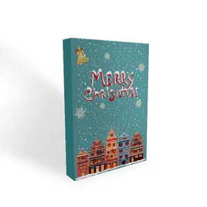 Coffret cadeau compte à rebours de Noël boîte de calendrier de l'avent de Noël pour chocolat