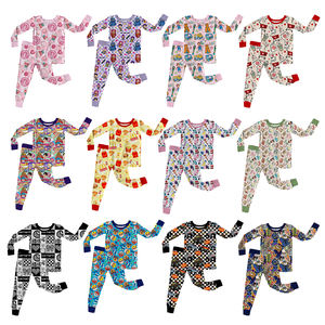 Whatnot RTS Bambus-Baby-Pyjamas Mystery Box mit Charakterdruck und Reißverschluss – Großhandel Blind Box Bambus-Reißverschluss-Pyjamas - Product Image 2