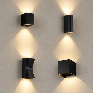 <span class=keywords><strong>Applique</strong></span> Murale Ronde LED Art Déco Moderne, Hôtel, Réglable Haut et Bas, Luminaire Extérieur - Product Image 1