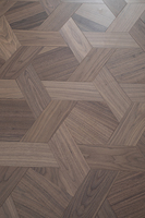 Plancher en bois mosaïque hexagonal |   Motif de parquet en nid d'abeille géométrique |   Chêne d'ingénierie haut de gamme pour appartements