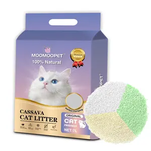 Clumping Pet Supplies Factory Cassava Tofu cat litter Plant 100 Bags Sand Suppliers Wholesale Clump Sale Bentonite