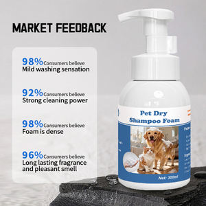 Sampo hewan peliharaan tanpa air sampo kering alami pembersih bulu hewan peliharaan organik untuk anjing atau kucing tidak perlu bilas berbusa - Product Image 3