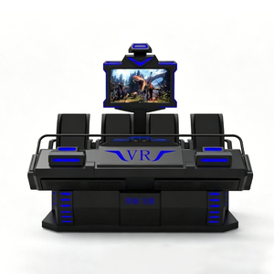 Usine directe 9D <span class=keywords><strong>VR</strong></span> simulateur 4 places réalité virtuelle mouvement Machine métal intérieur et jardin Playhouse pour une utilisation dans un centre commercial - Product Image 1