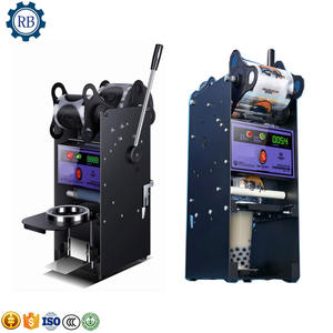 Attrezzature commerciali automatiche per negozi di Boba 90-95mm Bubble latte tazzine macchina per sigillare tazze scatola macchina elettrica in plastica 1 Set - Product Image 1