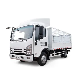 סין Qingling אור מטען משאית 4x2 3 טונות גדר תיבת stake משאית עבור משלוח ירקות