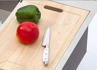 Évier de cuisine en acier inoxydable à cuve unique sous plan, haute performance, design pratique, système de drainage rapide pour la maison
