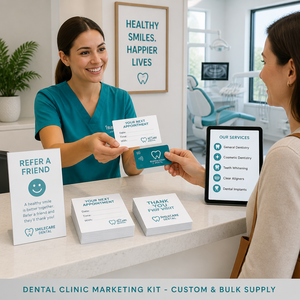 Kit de Marketing para Clínica <span class=keywords><strong>Dental</strong></span>: Tarjetas de Citas con Tarjeta de Referencia y Tarjeta Inteligente NFC, Kit de Marketing para Clínica <span class=keywords><strong>Dental</strong></span> al por Mayor - Product Image 2