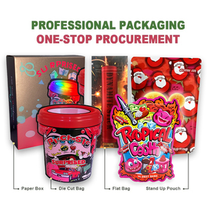 Bolsas de Mylar con forma especial de 3,5g troqueladas impresas personalizadas bolsas de Mylar de diseñador de plástico de caramelo de Cali comestibles con su logotipo - Product Image 4