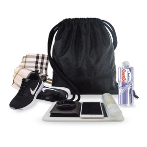Gelory logotipo personalizado cordón impreso poliéster gimnasio bolsas entrenamiento <span class=keywords><strong>Gymsack</strong></span> poliéster impermeable cordón <span class=keywords><strong>bolsa</strong></span> - Product Image 5
