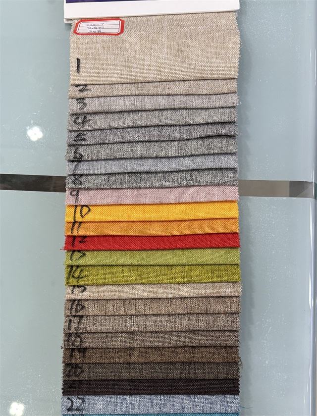 Faux Linen Color Card