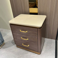 Commode à 3 tiroirs pour hôtel, commode de chambre d'hôtes, armoire de rangement pour l'hôtellerie commerciale