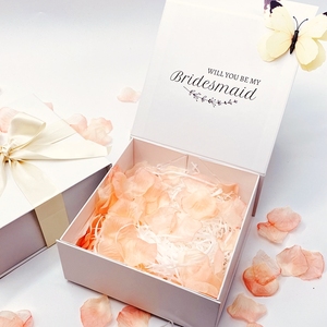 Hộp Quà Cưới Từ Tính Có Thể Gập Lại Được Moq Thấp Hộp Quà Tặng Valentine Hộp Quà Tặng Có Thể Gập Lại Với Ribbon - Product Image 6