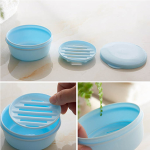 Boîte à savon en PP scellé de haute qualité, 10 pièces, Portable, couleur ronde, boîte de voyage, conteneur de lavage, <span class=keywords><strong>douche</strong></span>, maison, salle de bains - Product Image 6