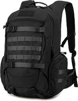 Sac à dos tactique grande capacité 35L en gros, sac à dos de randonnée MOLLE, sac de voyage pour moto avec compartiment d'hydratation et fermeture éclair