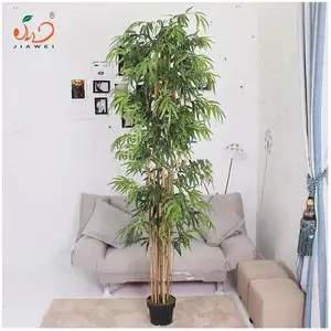 人造植物室内榕树装饰室外花园装饰手掌带发光二极管灯人造植物天花板装饰